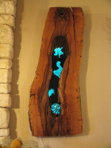 Mesquite Sculpture 3, Turquoise