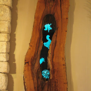 Mesquite Sculpture 3, Turquoise