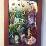 Aquatic sculpture 2 mirror- 48in $1200